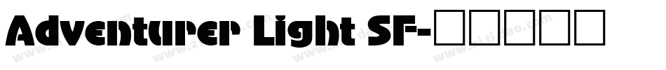 Adventurer Light SF字体转换